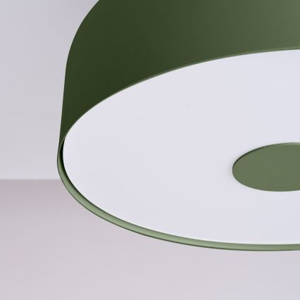 Plafonnier OMIQ 4xE27/15W/230V Ø 30 cm vert