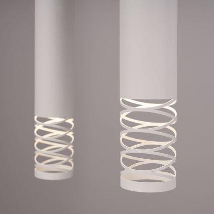 Suspension filaire LAMI 3xGU10/10W/230V blanc