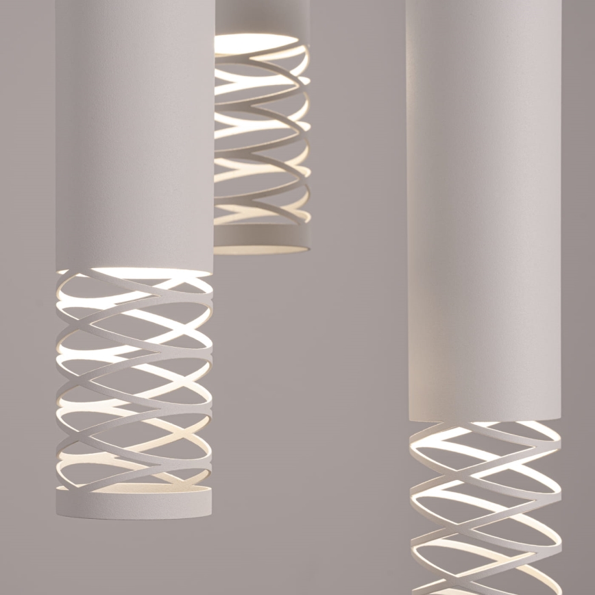 Suspension filaire LAMI 3xGU10/10W/230V blanc