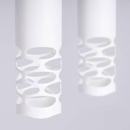 Suspension filaire LIRO 2xGU10/10W/230V blanc