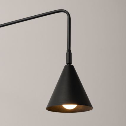 Applique murale NOX 1xE14/10W/230V noir