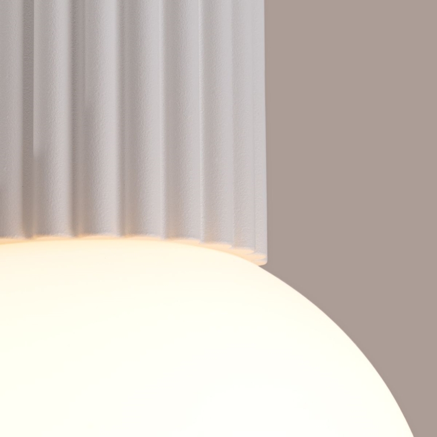Plafonnier de salle de bain HALO 1xG9/8W/230V d. 12 cm IP44 blanc