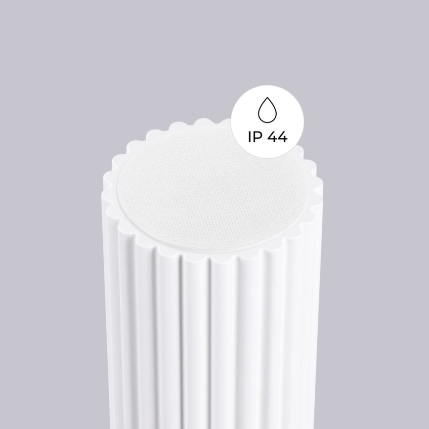 Plafonnier de salle de bain HALO 1xG9/8W/230V d. 12 cm IP44 blanc
