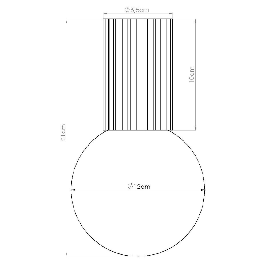 Plafonnier de salle de bain HALO 1xG9/8W/230V d. 12 cm IP44 blanc