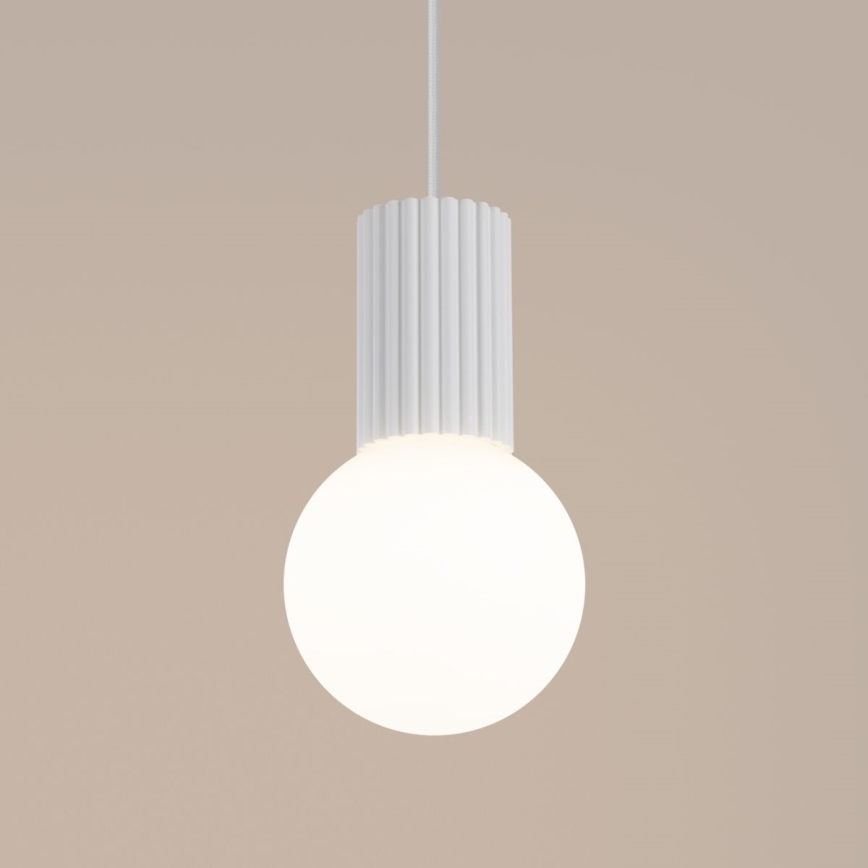 Suspension filaire HALO 1xG9/8W/230V d. 12 cm blanc