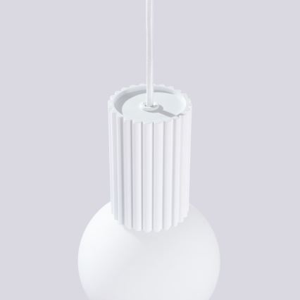 Suspension filaire HALO 1xG9/8W/230V d. 12 cm blanc
