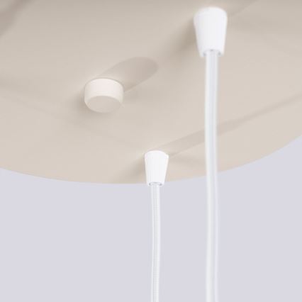 Suspension filaire HALO 3xG9/8W/230V d. 25 cm crème