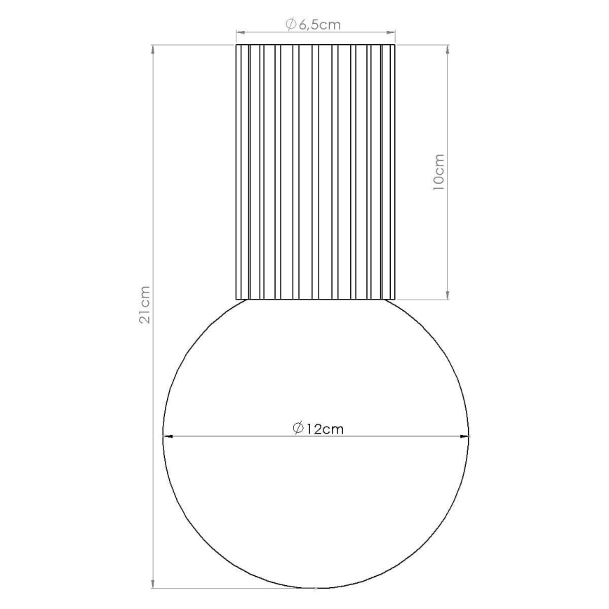 Plafonnier de salle de bain HALO 1xG9/8W/230V d. 12 cm IP44 vert
