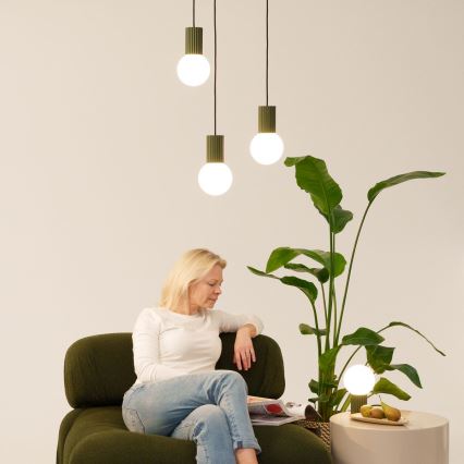 Suspension filaire HALO 3xG9/8W/230V d. 25 cm vert