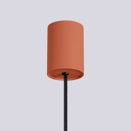 Suspension filaire HALO 1xG9/8W/230V d. 12 cm orange
