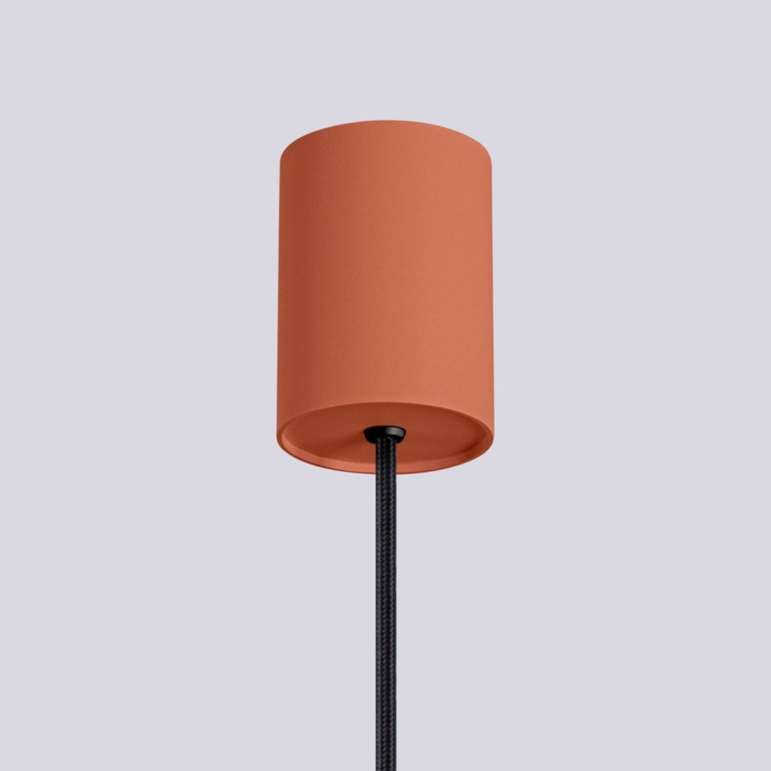 Suspension filaire HALO 1xG9/8W/230V d. 12 cm orange