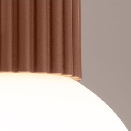 Plafonnier de salle de bain HALO 1xG9/8W/230V d. 12 cm IP44 marron