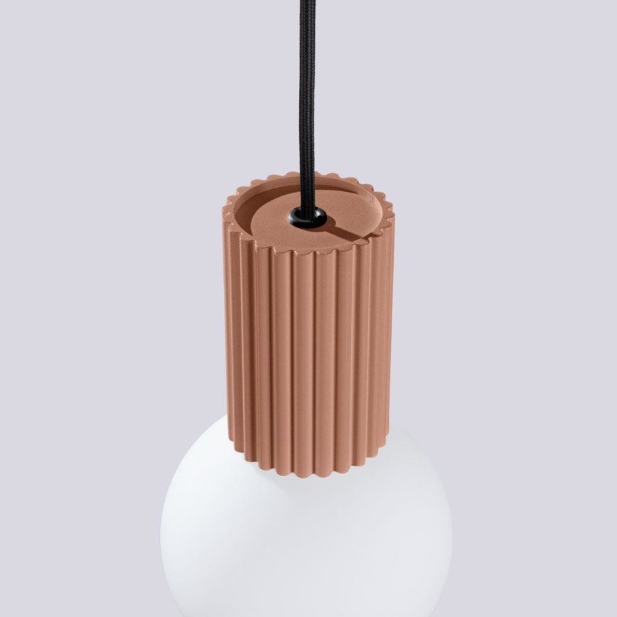 Suspension filaire HALO 1xG9/8W/230V d. 12 cm marron