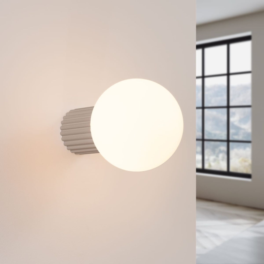 Applique murale salle de bain HALO 1xG9/8W/230V d. 12 cm IP44 beige