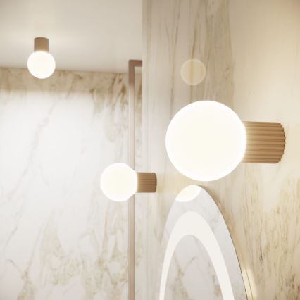 Applique murale salle de bain HALO 1xG9/8W/230V d. 12 cm IP44 beige