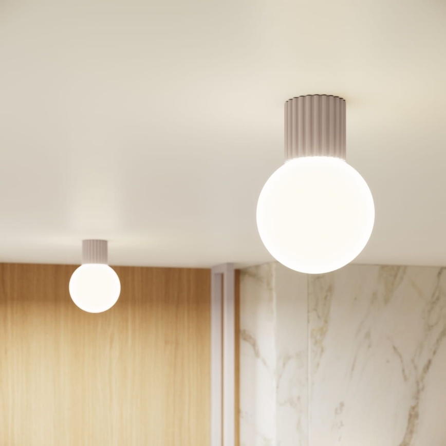 Plafonnier de salle de bain HALO 1xG9/8W/230V d. 12 cm IP44 beige
