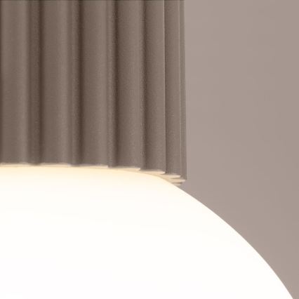 Plafonnier de salle de bain HALO 1xG9/8W/230V d. 12 cm IP44 beige