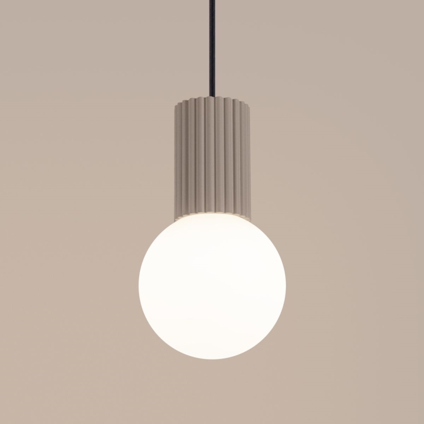 Suspension filaire HALO 1xG9/8W/230V d. 12 cm beige