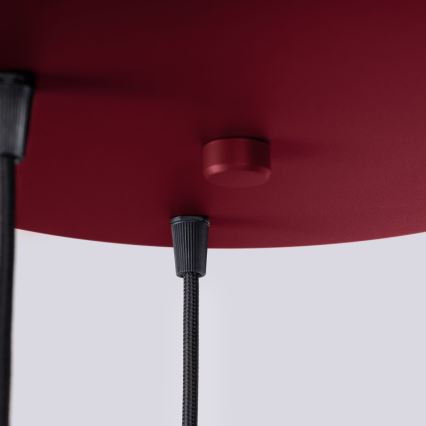 Suspension filaire HALO 3xG9/8W/230V d. 25 cm rouge