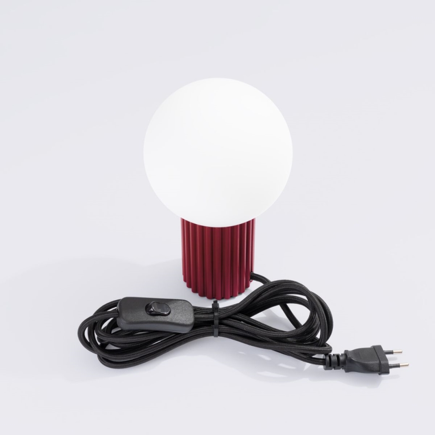 Lampe de table HALO 1xG9/8W/230V d. 12 cm rouge