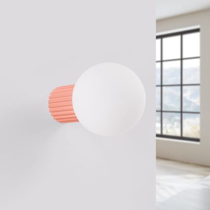 Applique murale salle de bain HALO 1xG9/8W/230V d. 12 cm IP44 rose