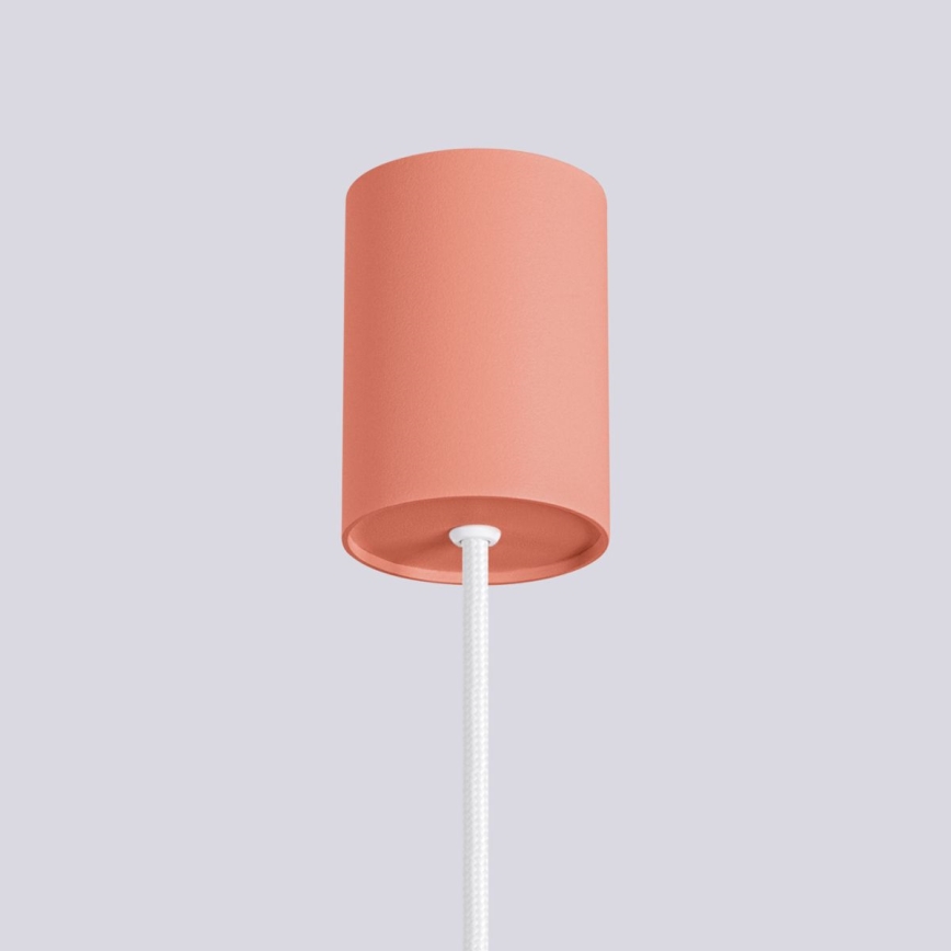 Suspension filaire HALO 1xG9/8W/230V d. 12 cm rose