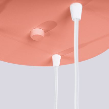 Suspension filaire HALO 3xG9/8W/230V d. 25 cm rose