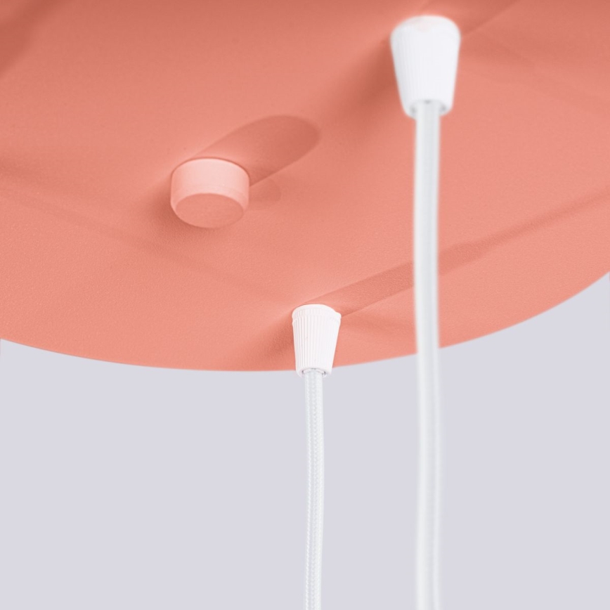 Suspension filaire HALO 3xG9/8W/230V d. 25 cm rose
