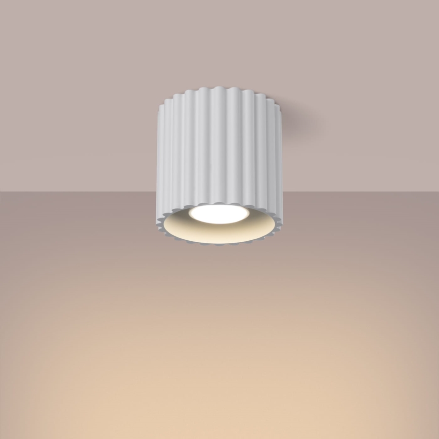 Spot encastrable AURA 1xGU10/10W/230V 10 cm blanc