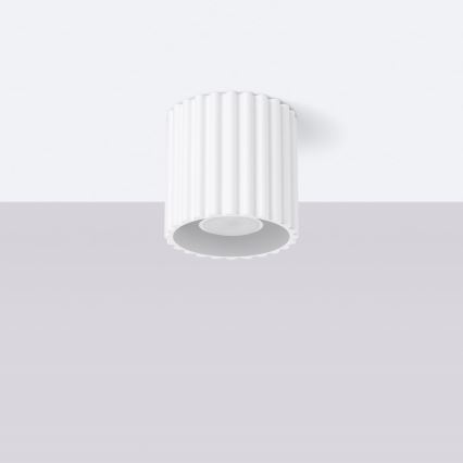 Spot encastrable AURA 1xGU10/10W/230V 10 cm blanc