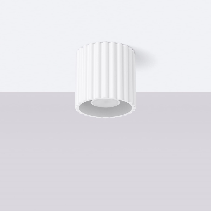 Spot encastrable AURA 1xGU10/10W/230V 10 cm blanc