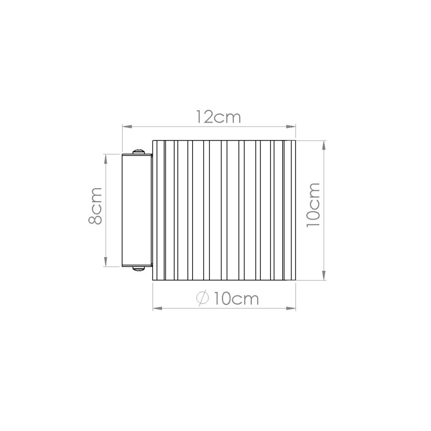 Applique murale AURA 1xG9/10W/230V blanche