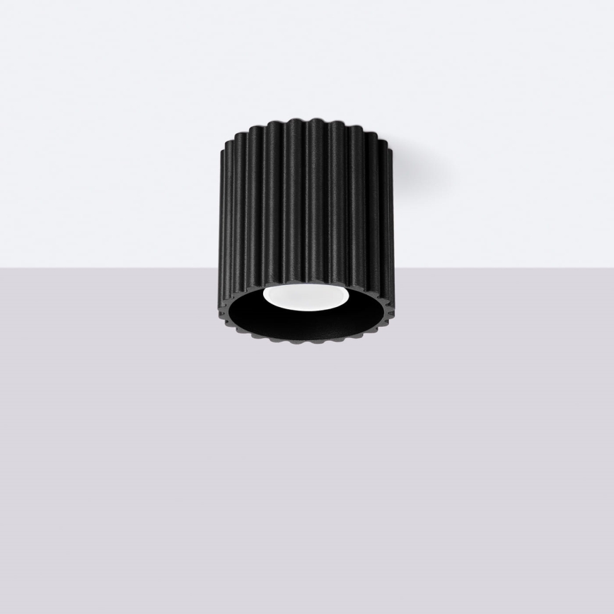 Spot AURA 1xGU10/10W/230V Ø 10 cm noir