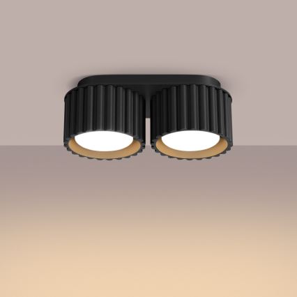 Spot AURA 2xGX53/10W/230V noir