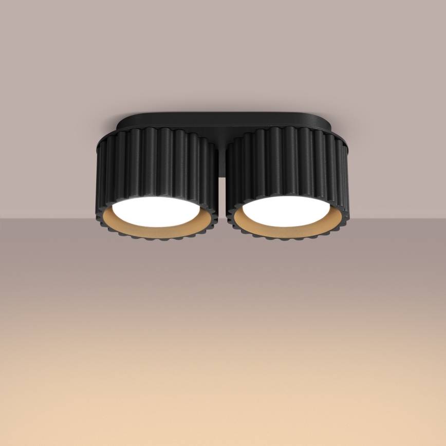 Spot AURA 2xGX53/10W/230V noir
