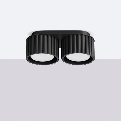 Spot AURA 2xGX53/10W/230V noir