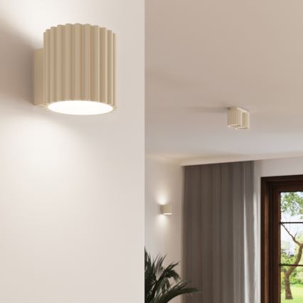 Plafonnier à spots AURA 2xGU10/10W/230V coloris crème