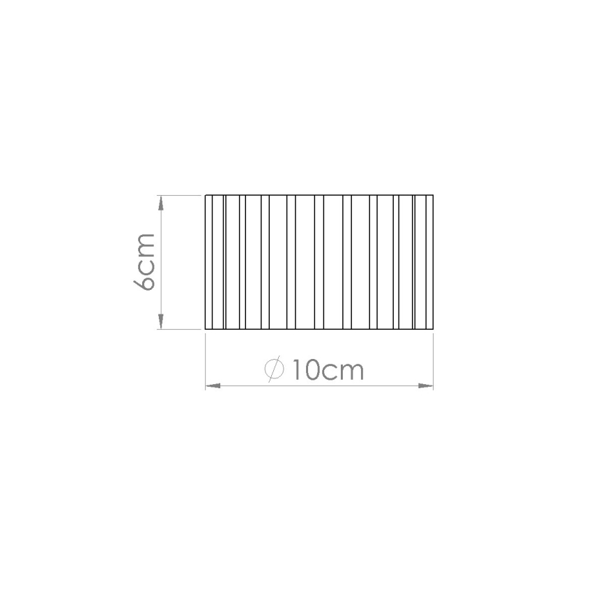 Spot AURA 1xGX53/10W/230V Ø 10 cm crème