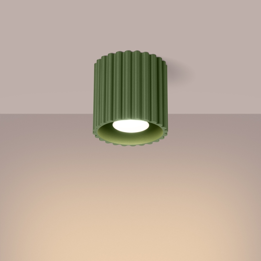Spot AURA 1xGU10/10W/230V pr. 10 cm vert