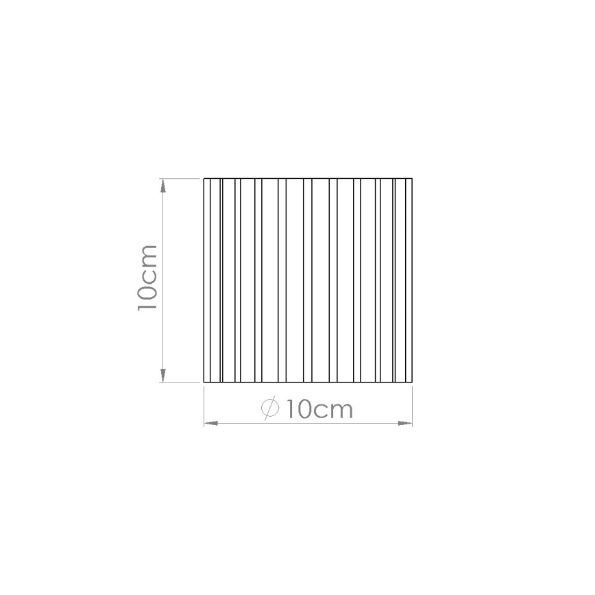 Spot AURA 1xGU10/10W/230V pr. 10 cm vert