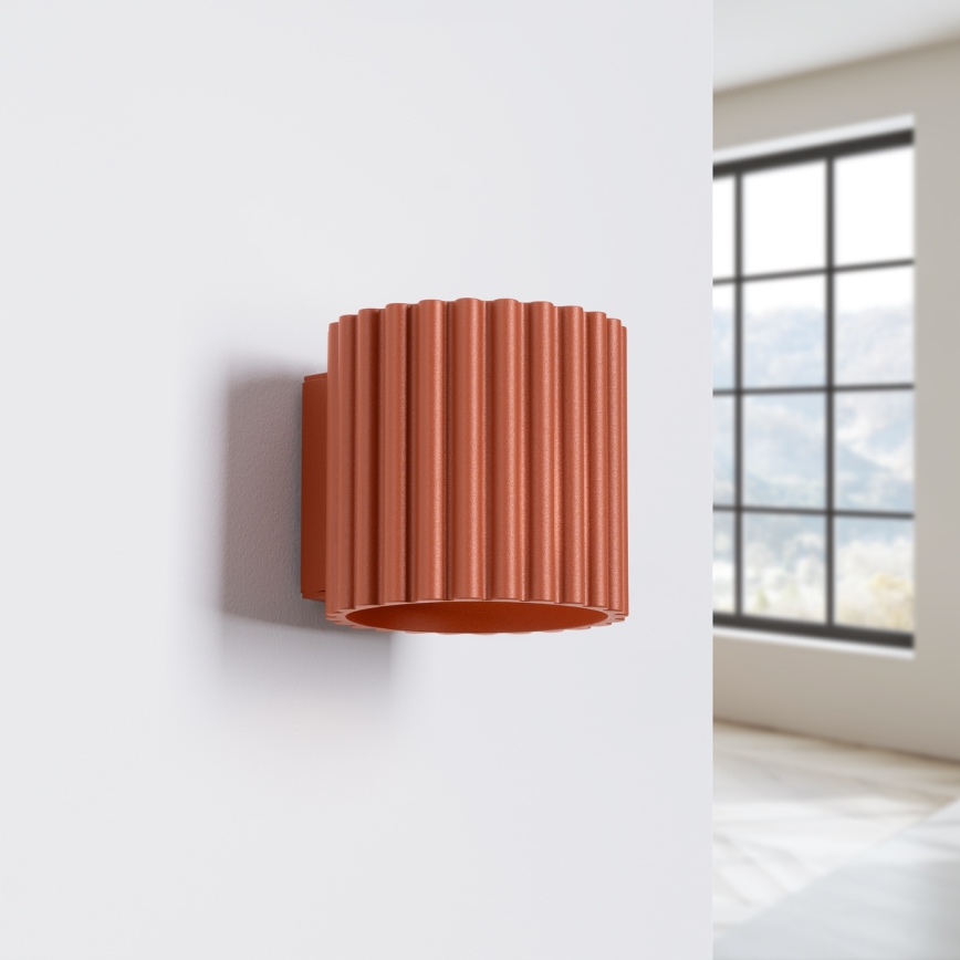 Applique murale AURA 1xG9/10W/230V orange