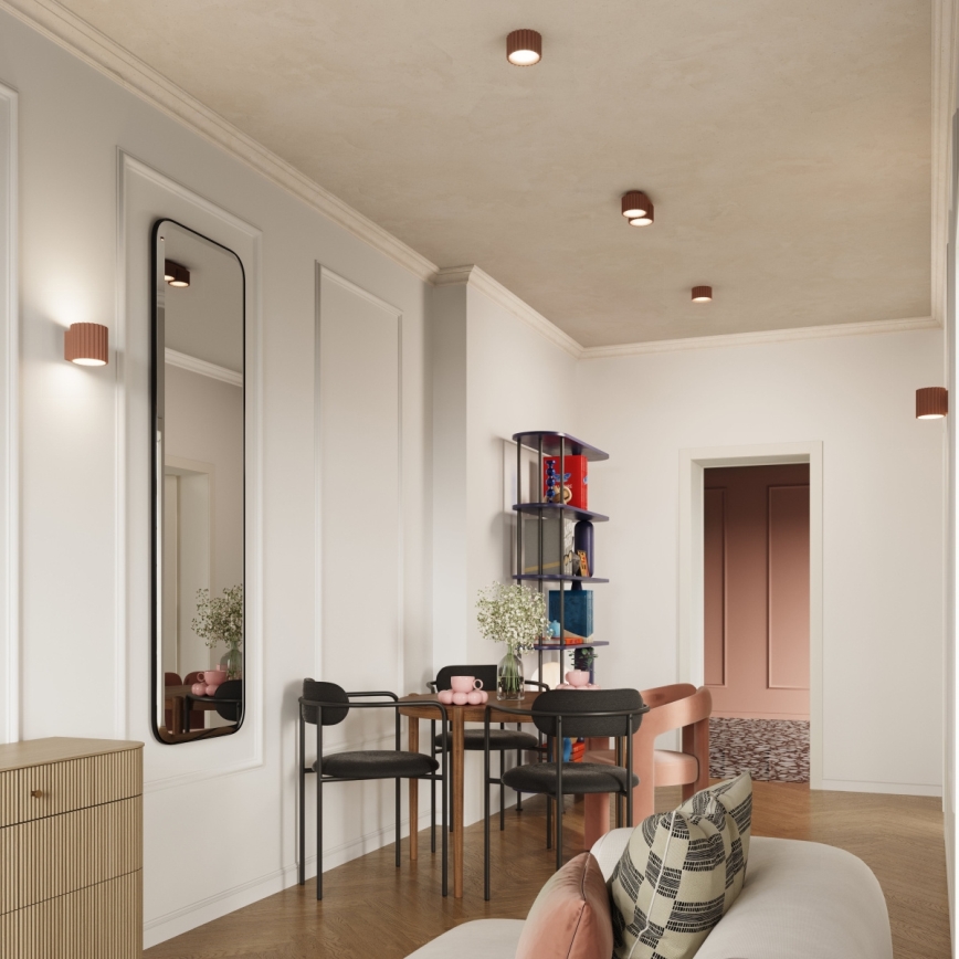 Spot AURA 1xGX53/10W/230V 6 cm brun