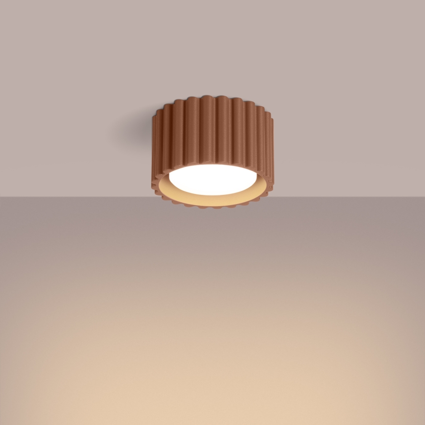 Spot AURA 1xGX53/10W/230V, Ø 10 cm, marron