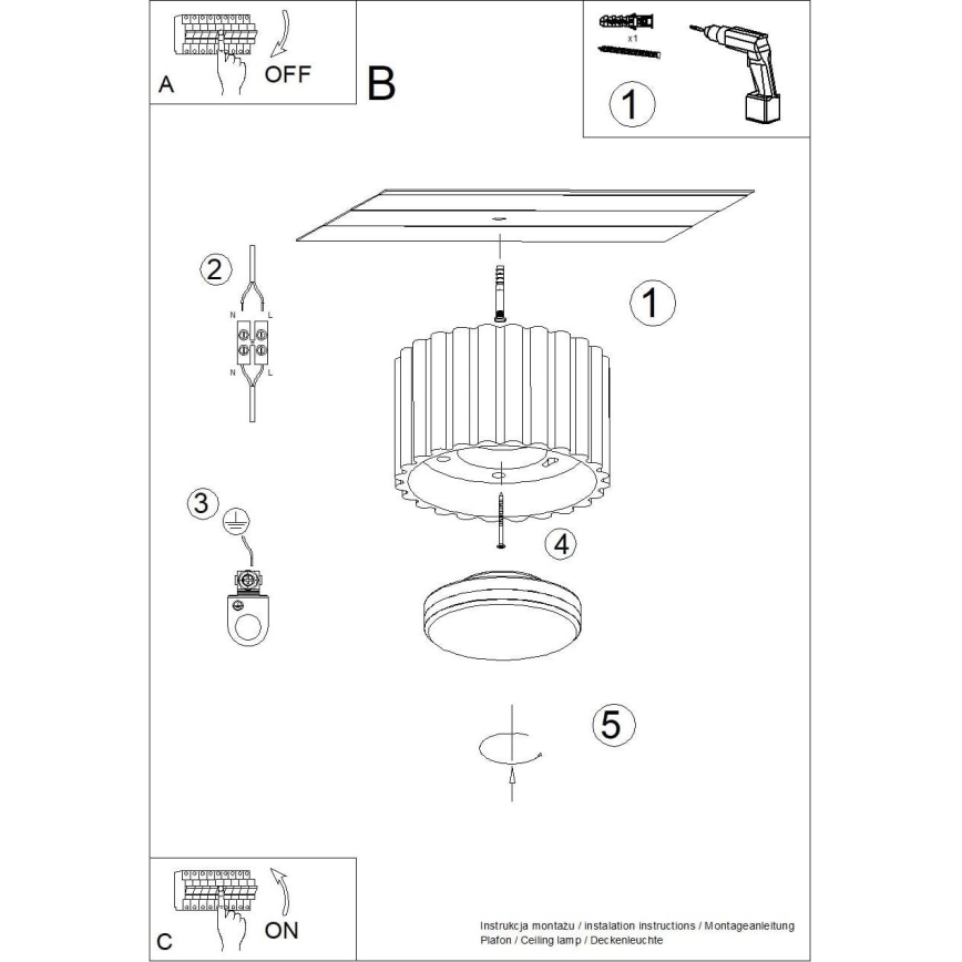 Spot AURA 1xGX53/10W/230V, Ø 10 cm, marron