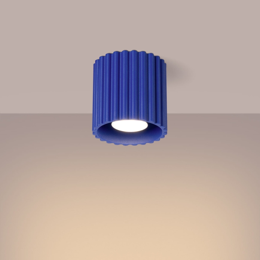 Spot AURA 1xGU10/10W/230V Ø 10 cm bleu