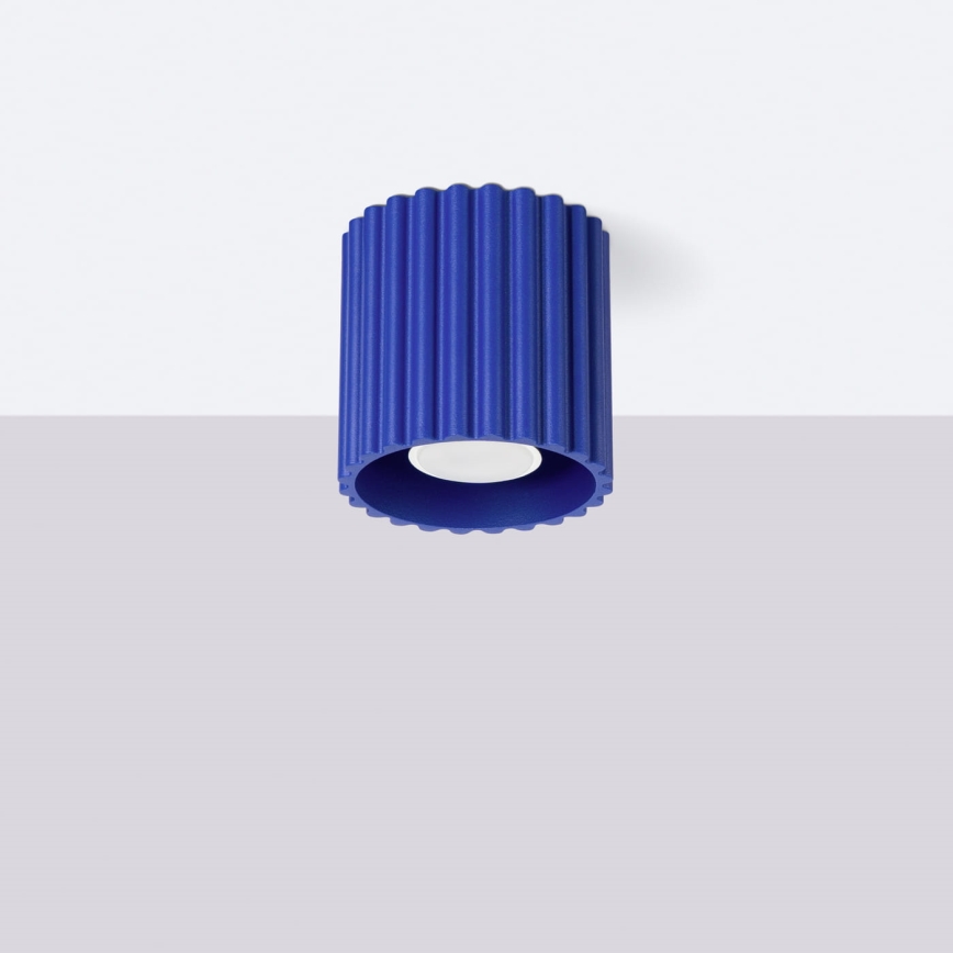 Spot AURA 1xGU10/10W/230V Ø 10 cm bleu