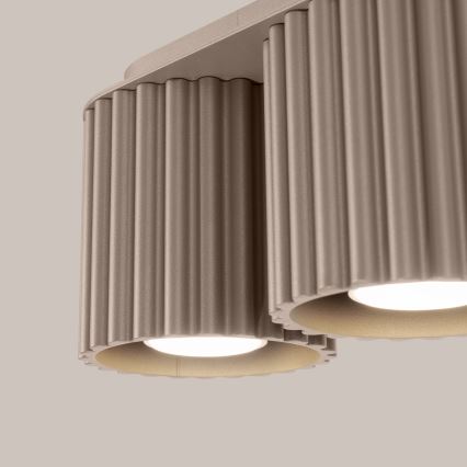 Spot AURA 2xGU10/10W/230V taupe