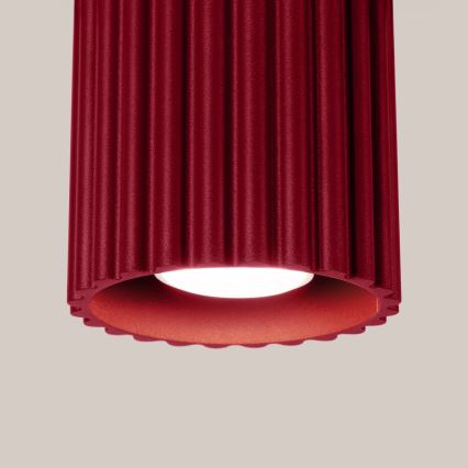 Spot AURA 1xGU10/10W/230V 10 cm rouge