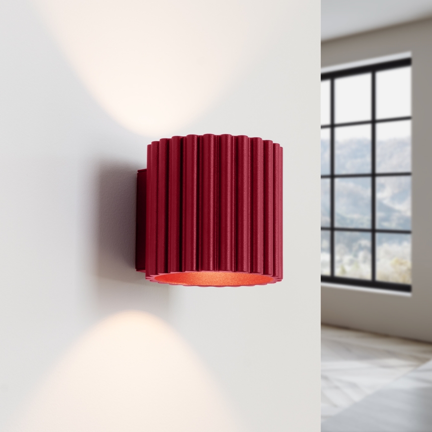 Applique murale AURA 1xG9/10W/230V rouge