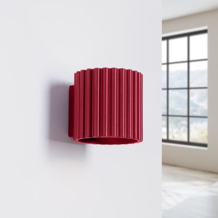 Applique murale AURA 1xG9/10W/230V rouge